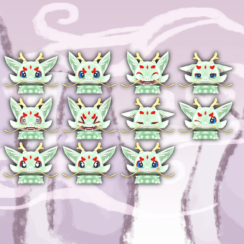 オリジナル3Dモデルデータ【ロンロン】