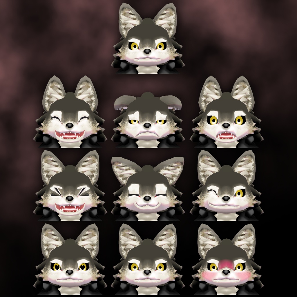 オリジナル3Dモデルデータ【サモン】