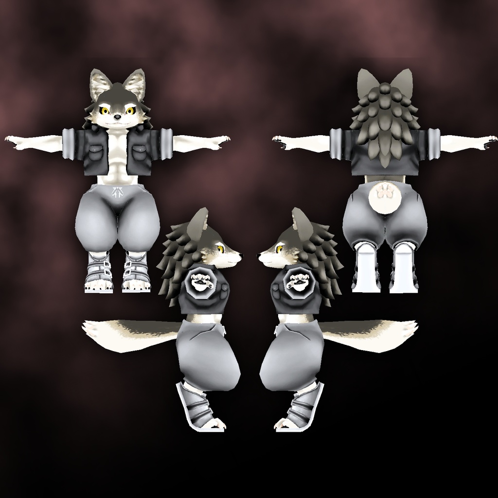 オリジナル3Dモデルデータ【サモン】