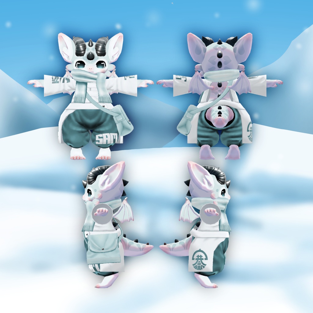 オリジナル3Dモデルデータ【サム】