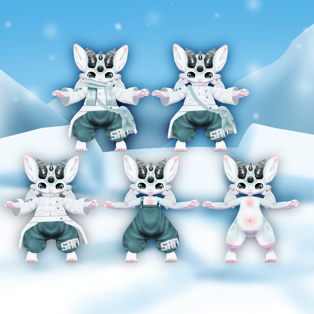 オリジナル3Dモデルデータ【サム】