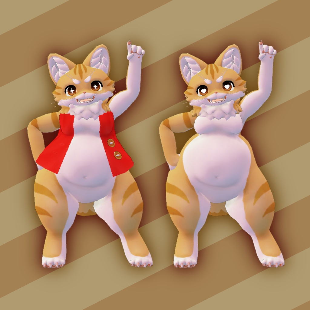 オリジナル3Dモデルデータ【たらふく】