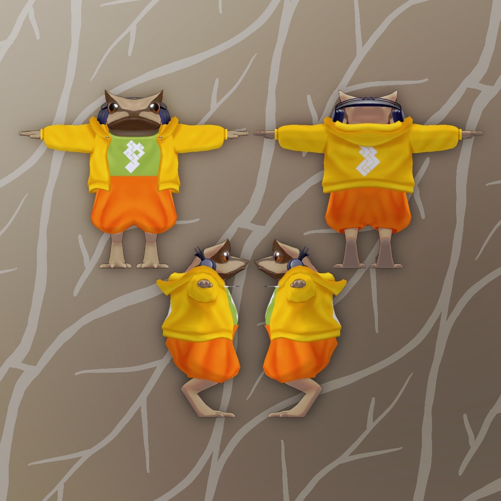 オリジナル3Dモデルデータ【リーフ】