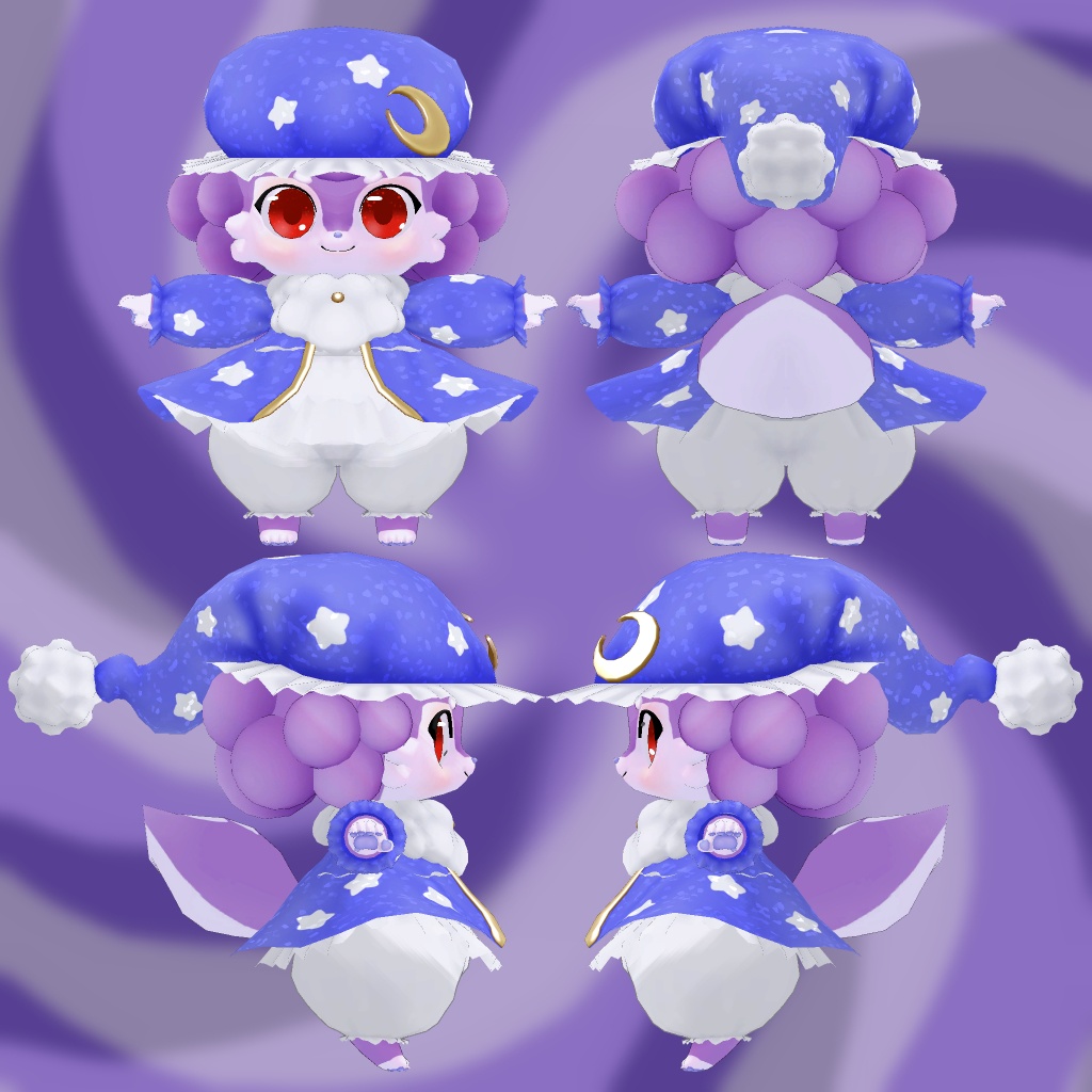 オリジナル3Dモデルデータ【メルニ】