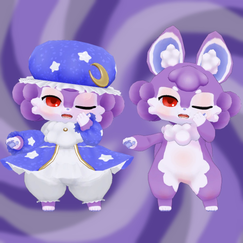 オリジナル3Dモデルデータ【メルニ】