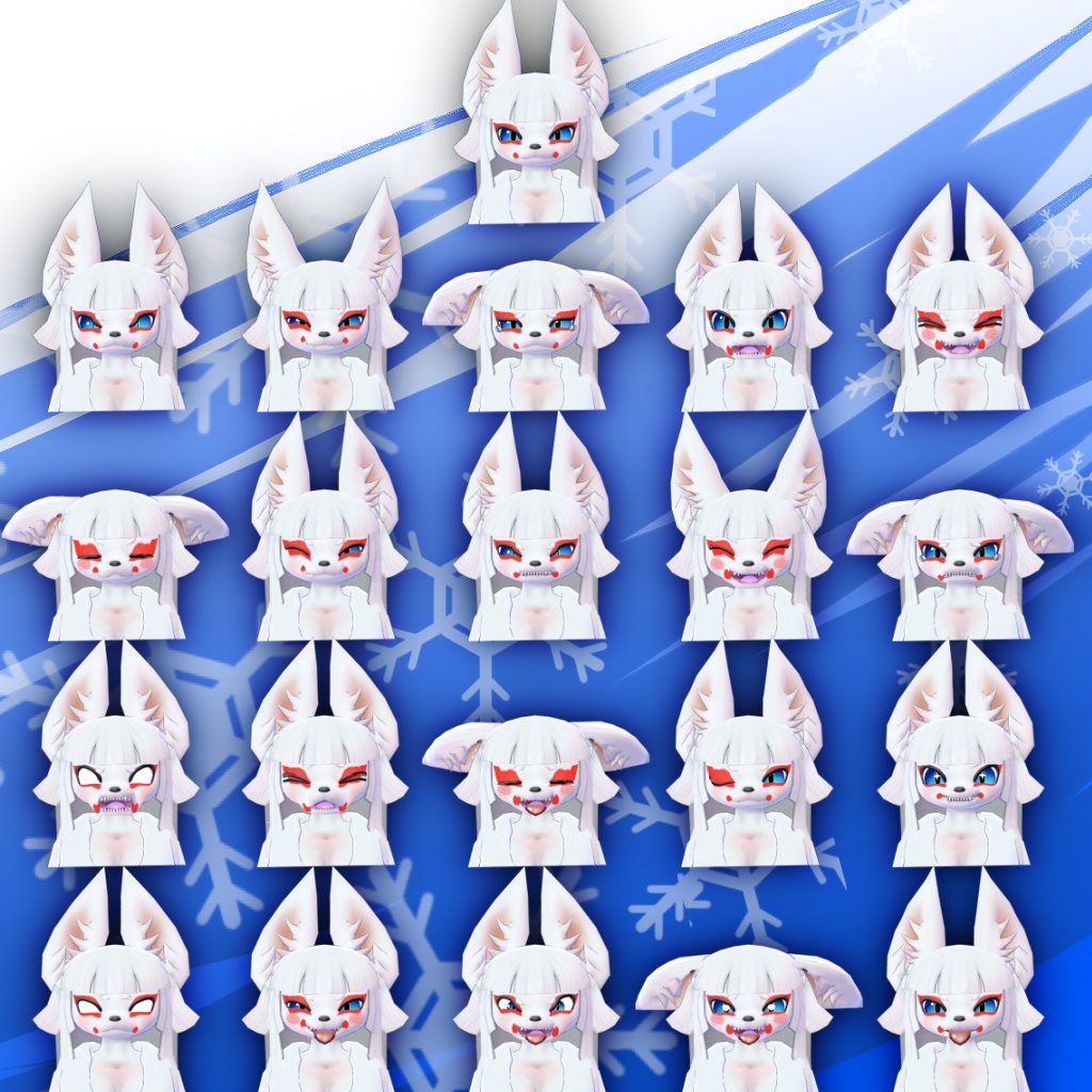 オリジナル3Dモデルデータ【ユキネ】