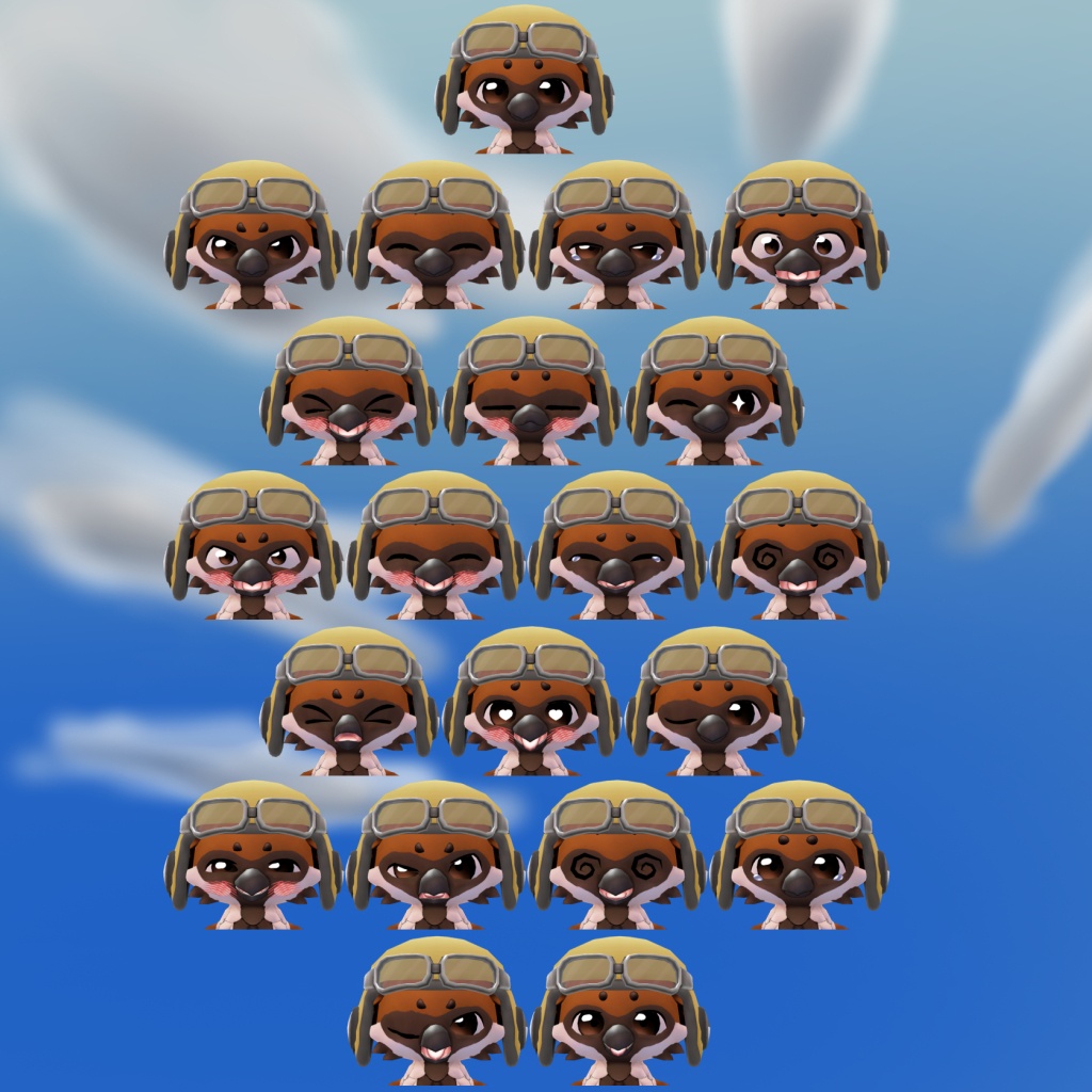 オリジナル3Dモデルデータ【ジャン】