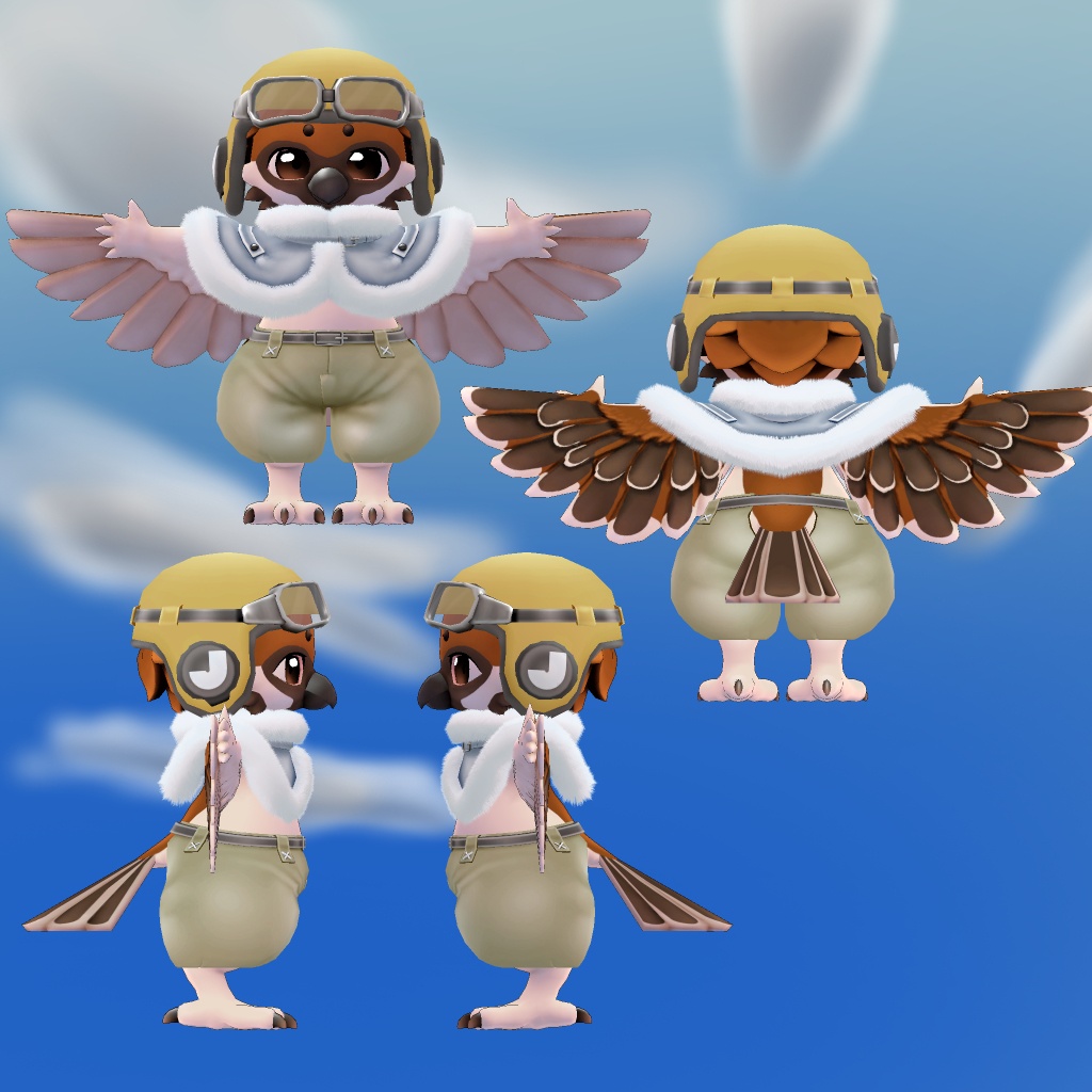 オリジナル3Dモデルデータ【ジャン】