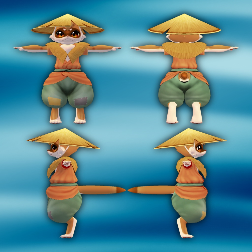 オリジナル3Dモデルデータ【鎌二】