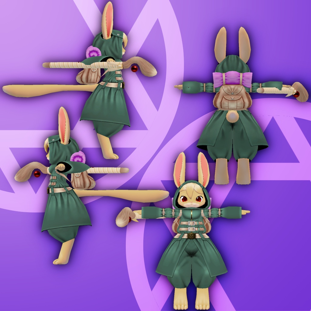 オリジナル3Dモデルデータ【マリィ・ゴールド】