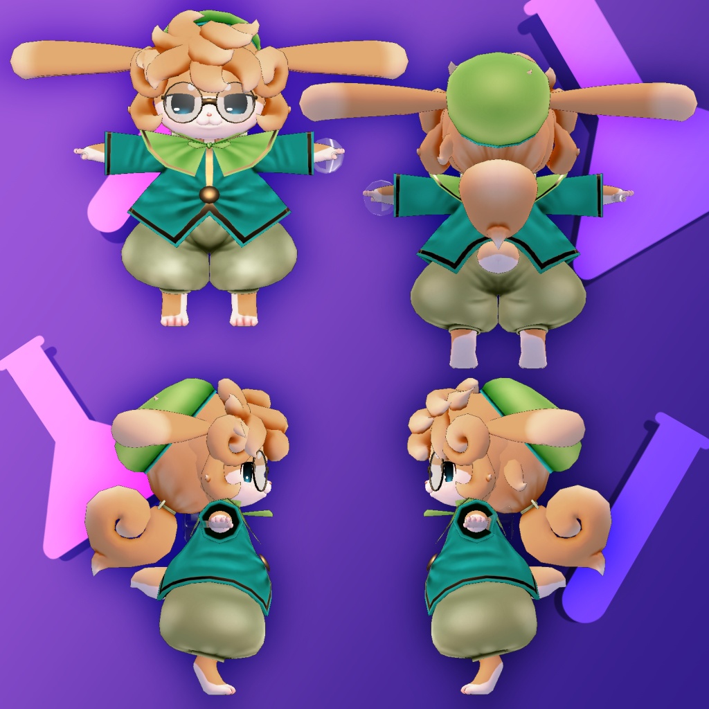 オリジナル3Dモデルデータ【マキ】