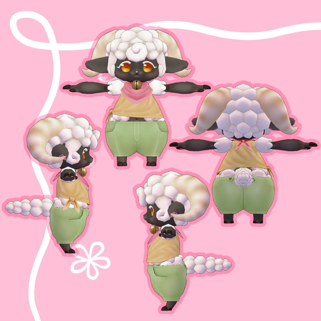 オリジナル3Dモデルデータ【スーフ】