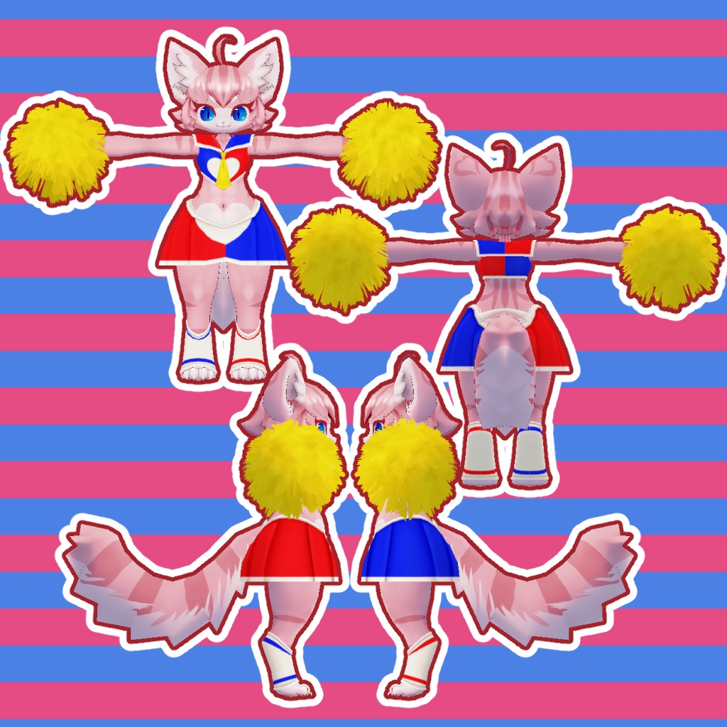 オリジナル3Dモデルデータ【チャチャ】