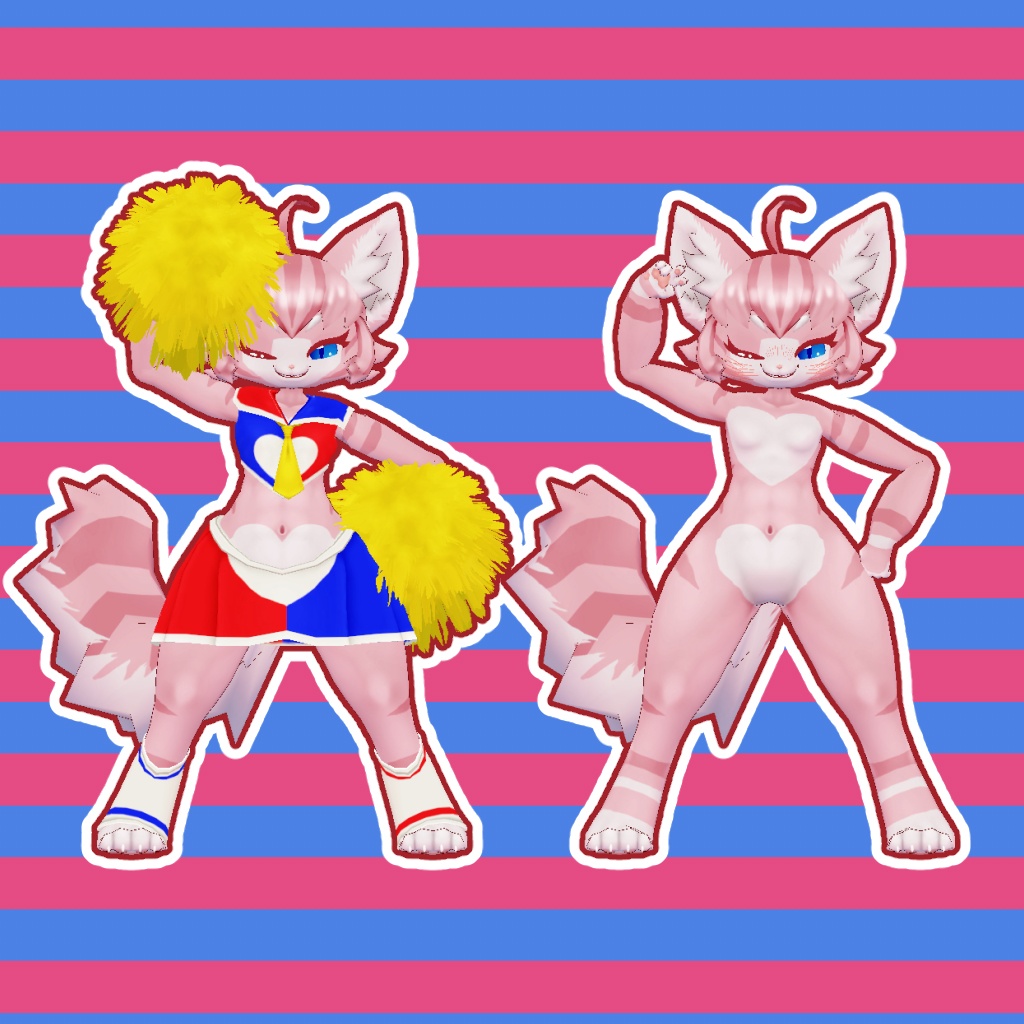 オリジナル3Dモデルデータ【チャチャ】