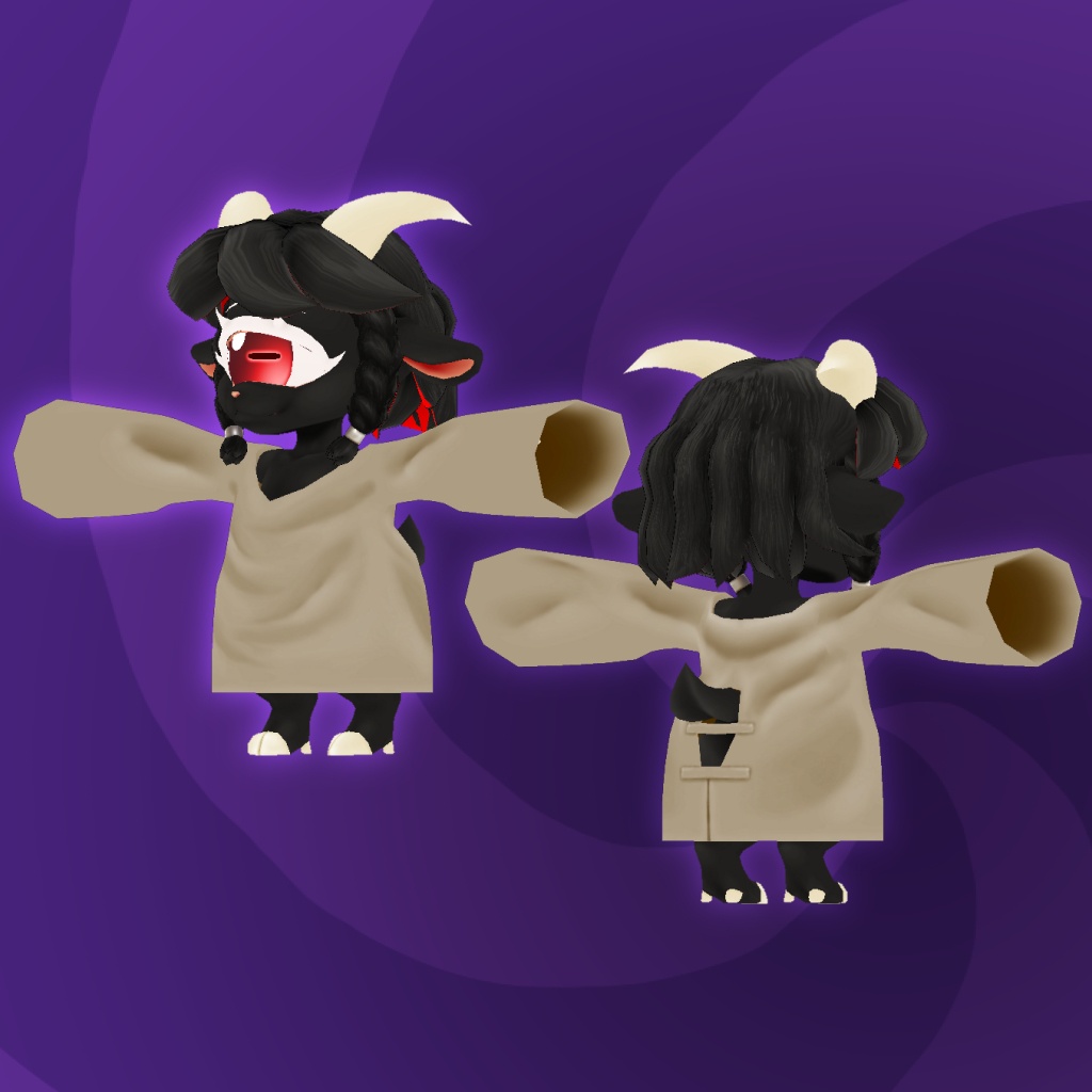 オリジナル3Dモデルデータ【モナ】