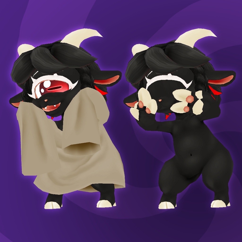 オリジナル3Dモデルデータ【モナ】