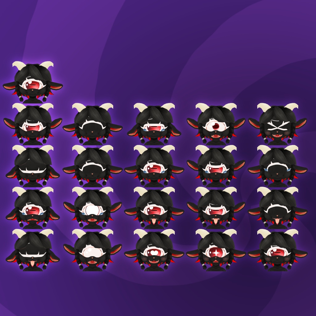 オリジナル3Dモデルデータ【モナ】