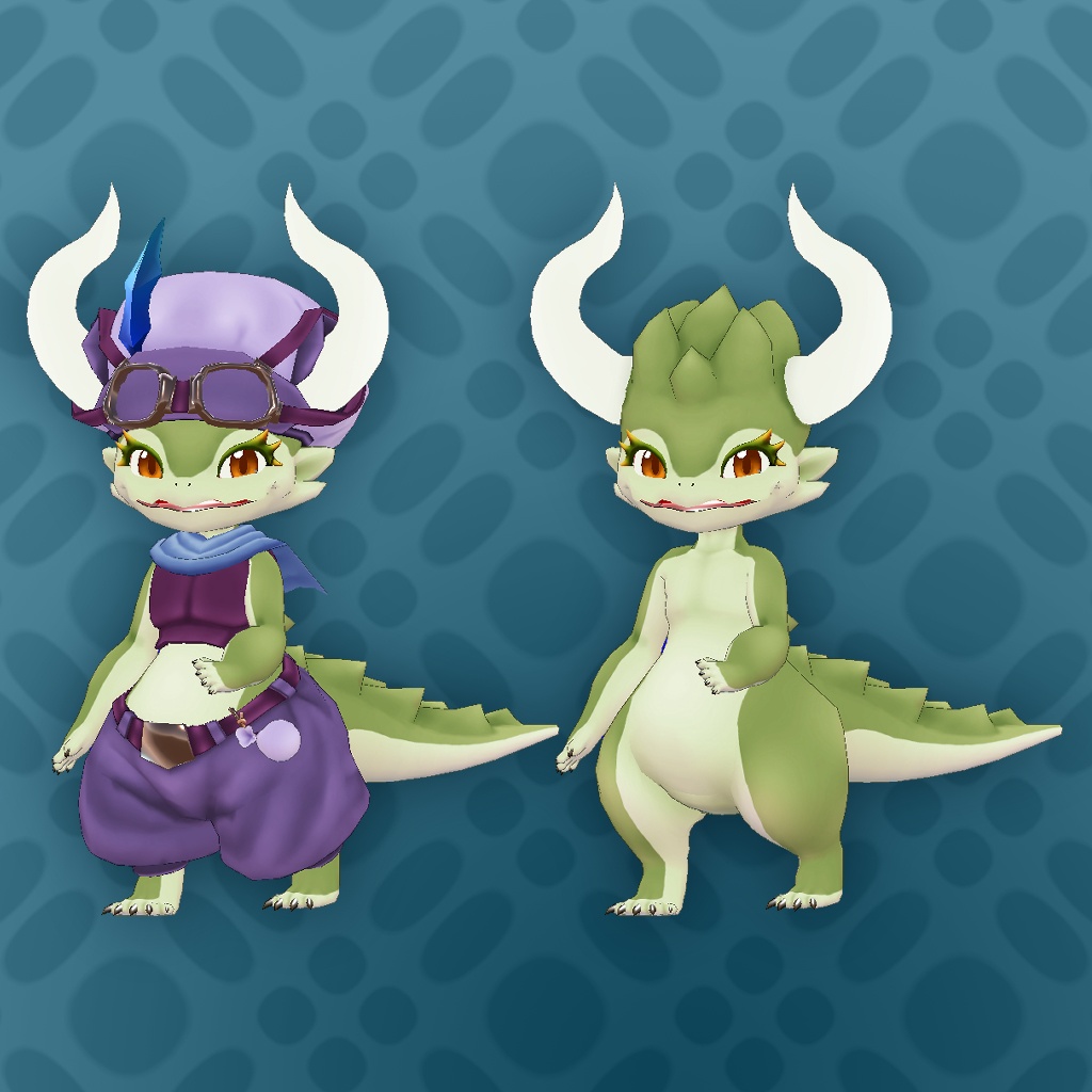 オリジナル3Dモデルデータ【リズ】