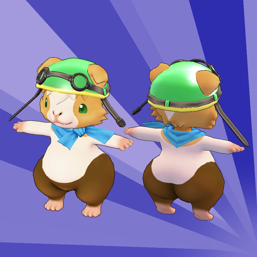 オリジナル3Dモデルデータ【てんじ】