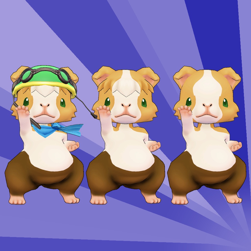 オリジナル3Dモデルデータ【てんじ】