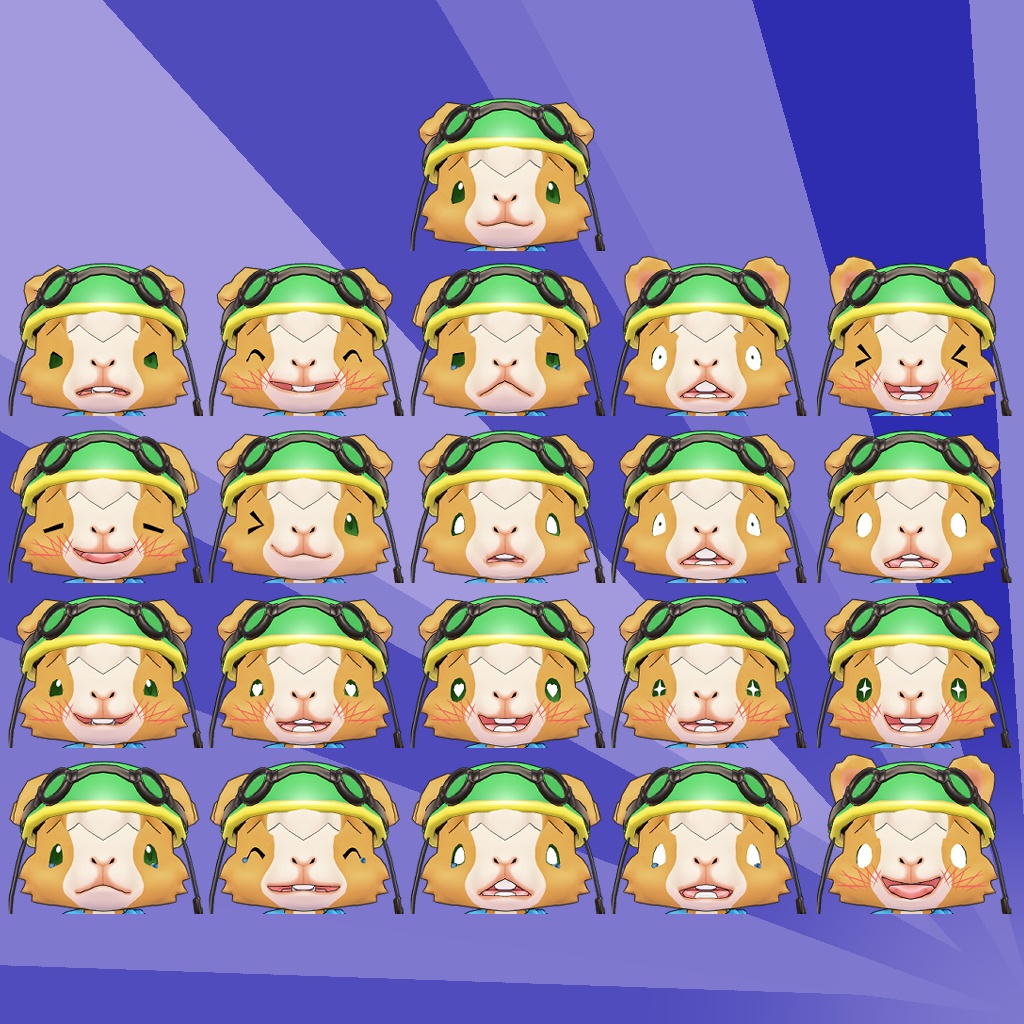 オリジナル3Dモデルデータ【てんじ】