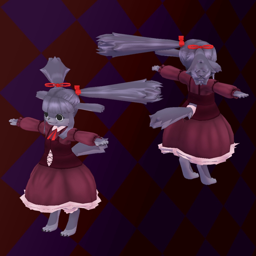 オリジナル3Dモデルデータ【サシャ】