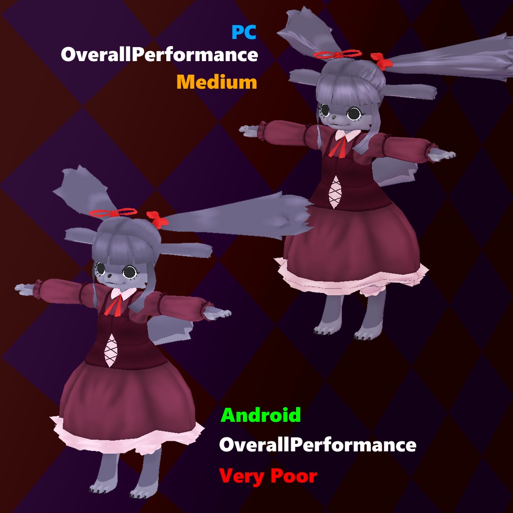 オリジナル3Dモデルデータ【サシャ】