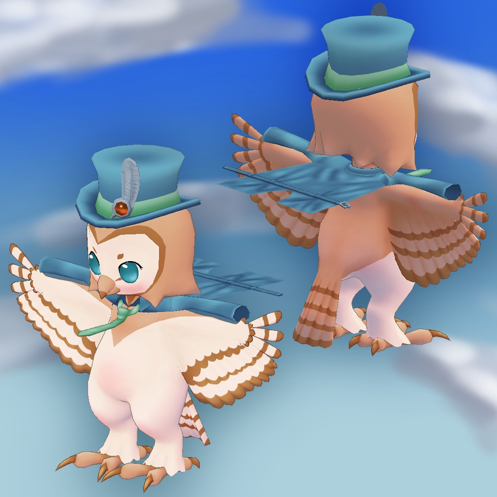 オリジナル3Dモデルデータ【ティト】