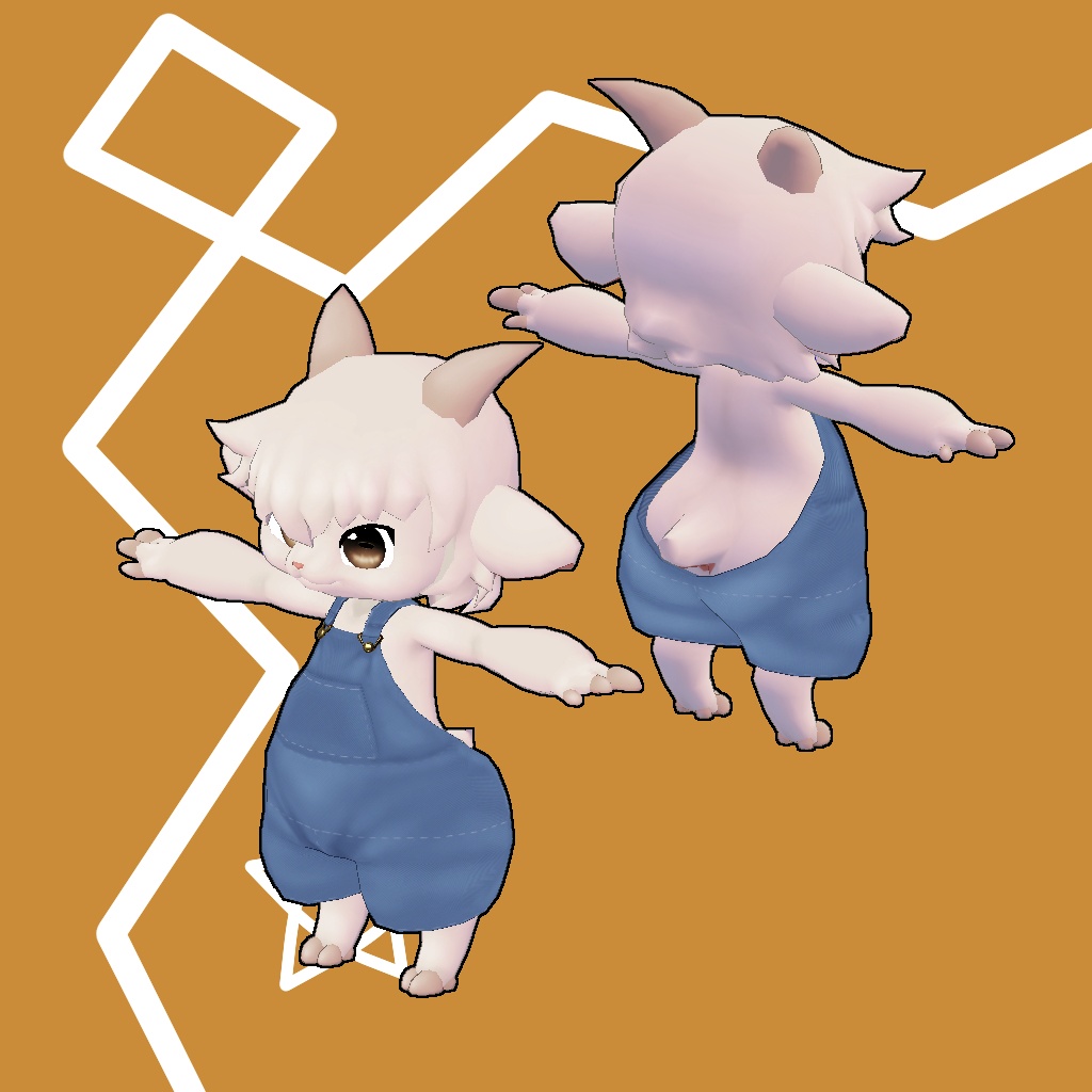 オリジナル3Dモデルデータ【ホルン】