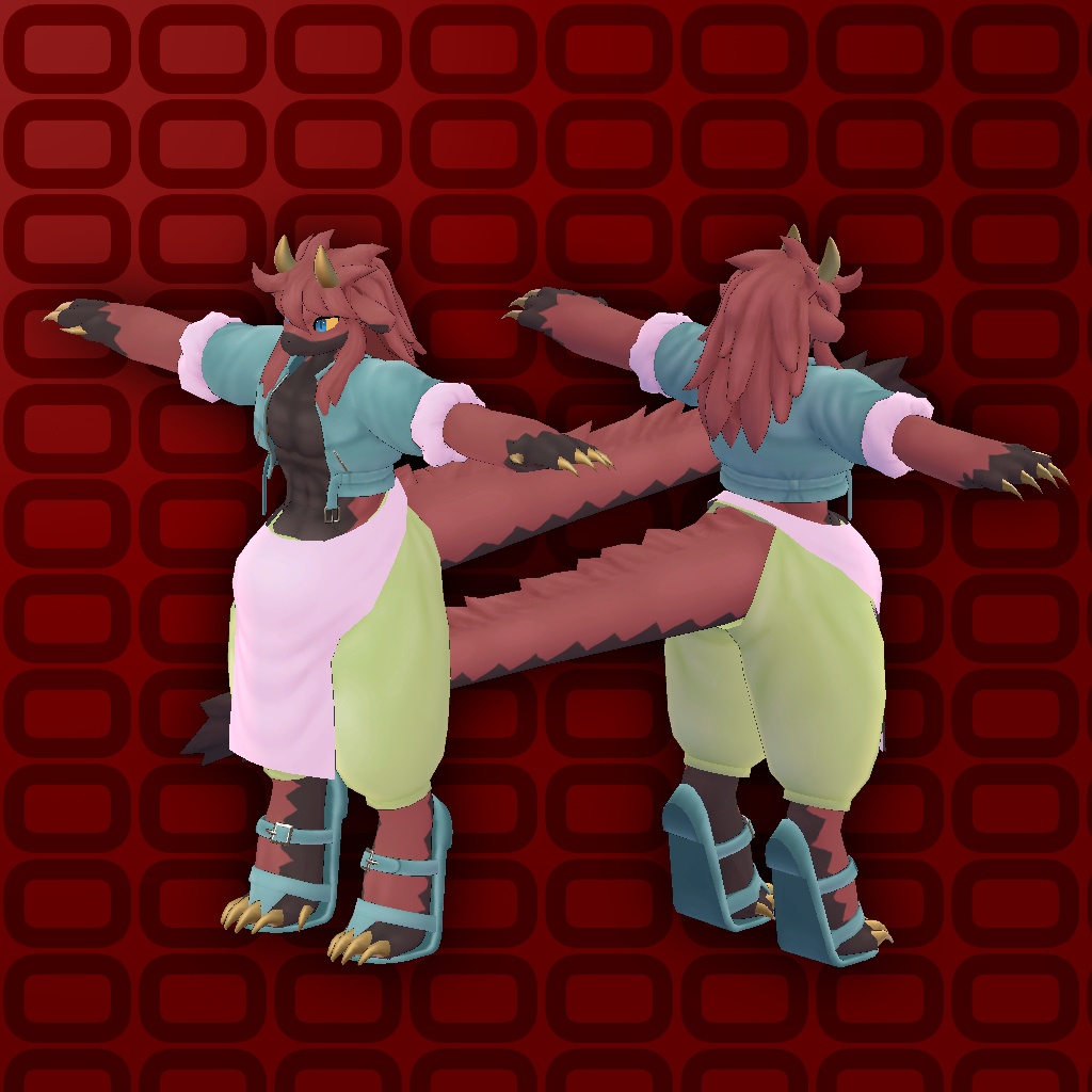 オリジナル3Dモデルデータ【レディア】