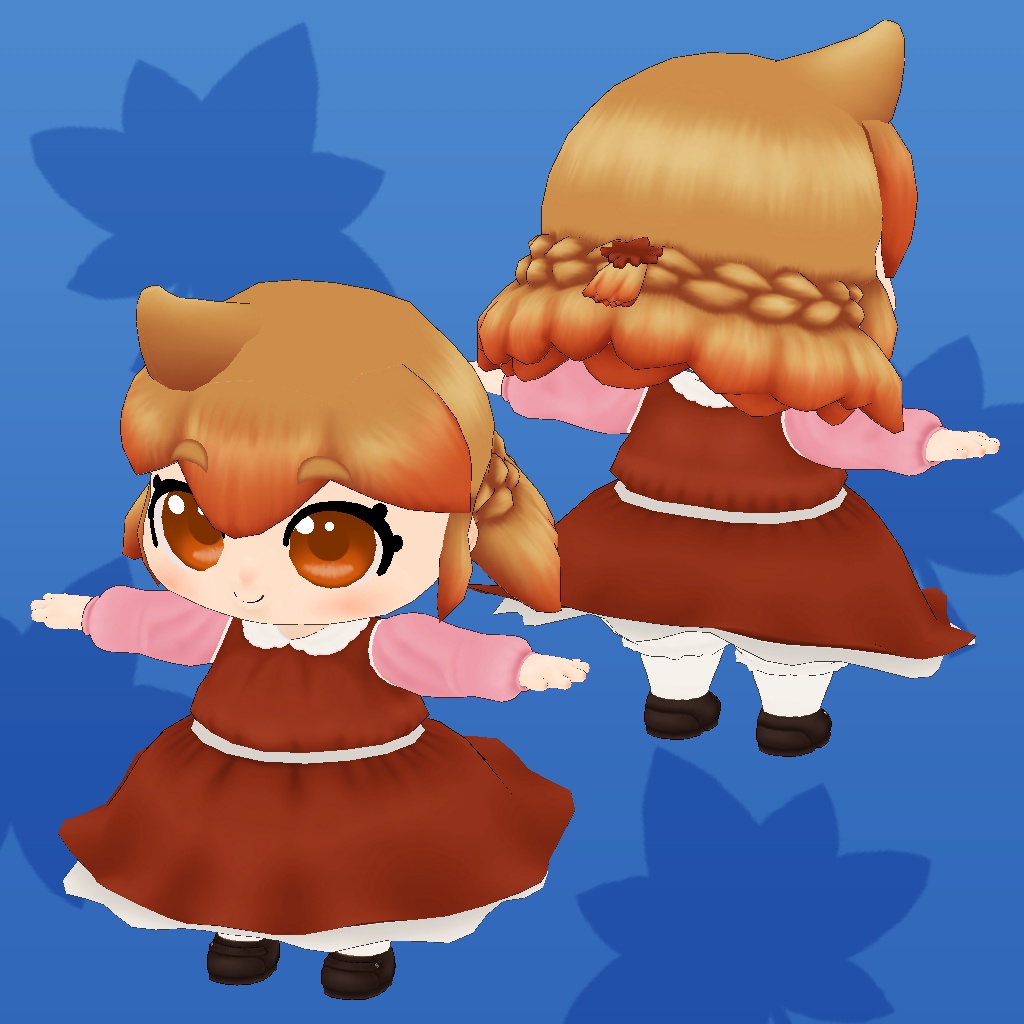 オリジナル3Dモデルデータ【メイ】