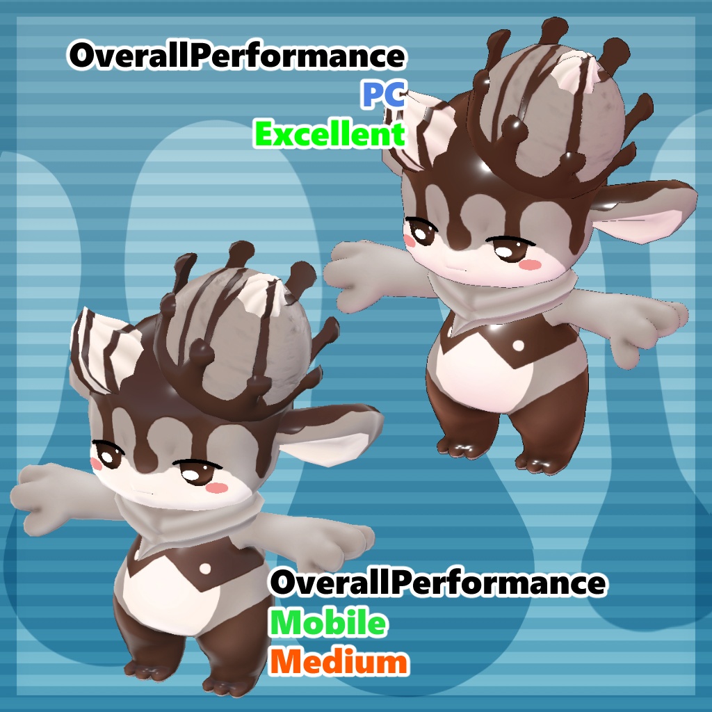 オリジナル3Dモデルデータ【ショコラ】