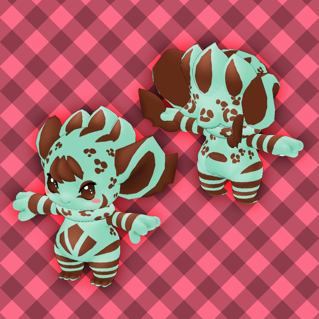 オリジナル3Dモデルデータ【ミンティス】