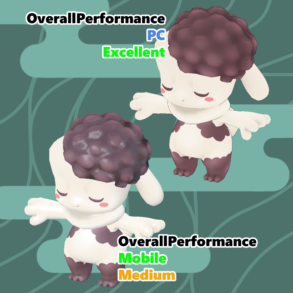 オリジナル3Dモデルデータ【あずき】