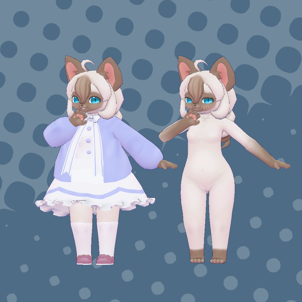 オリジナル3Dモデルデータ【シャロル】