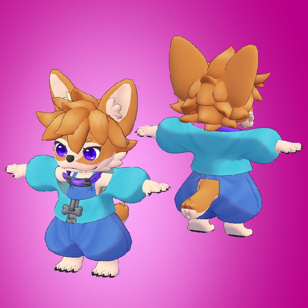 オリジナル3Dモデルデータ【オキ】