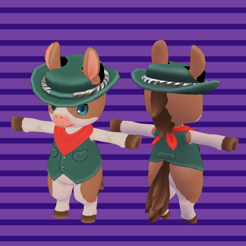 オリジナル3Dモデルデータ【エクウス】