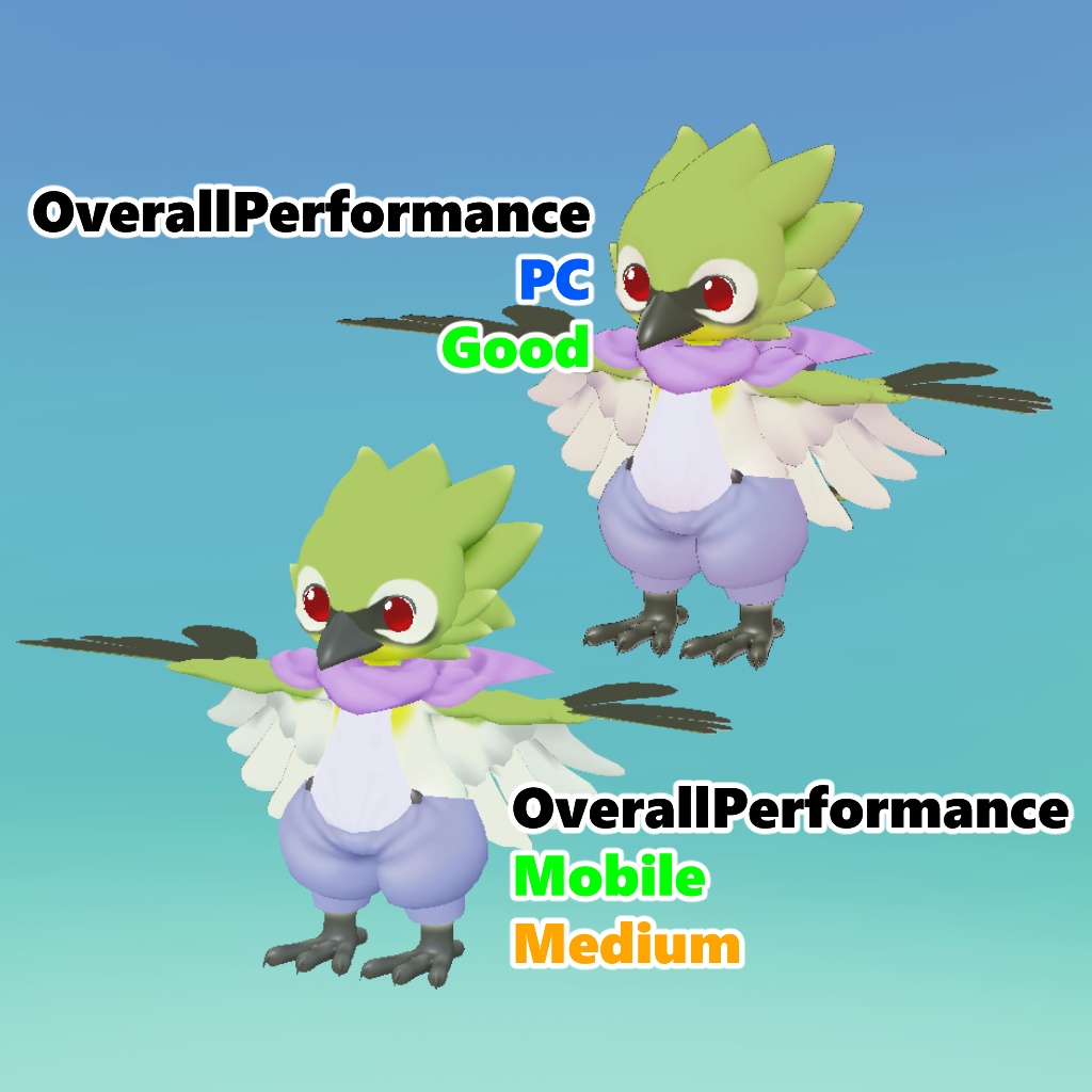 オリジナル3Dモデル【ピューポ】