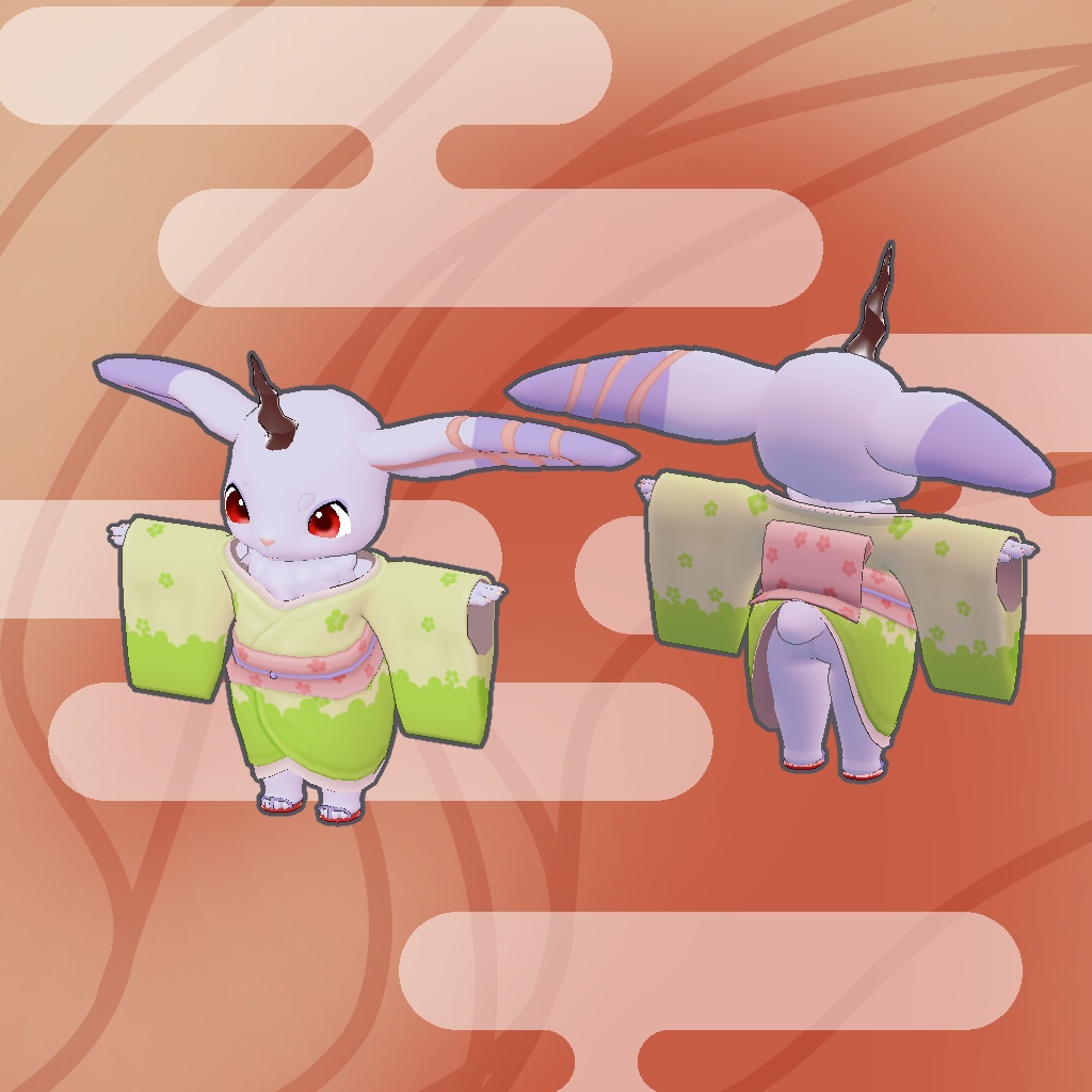 オリジナル3Dモデル【すみと】