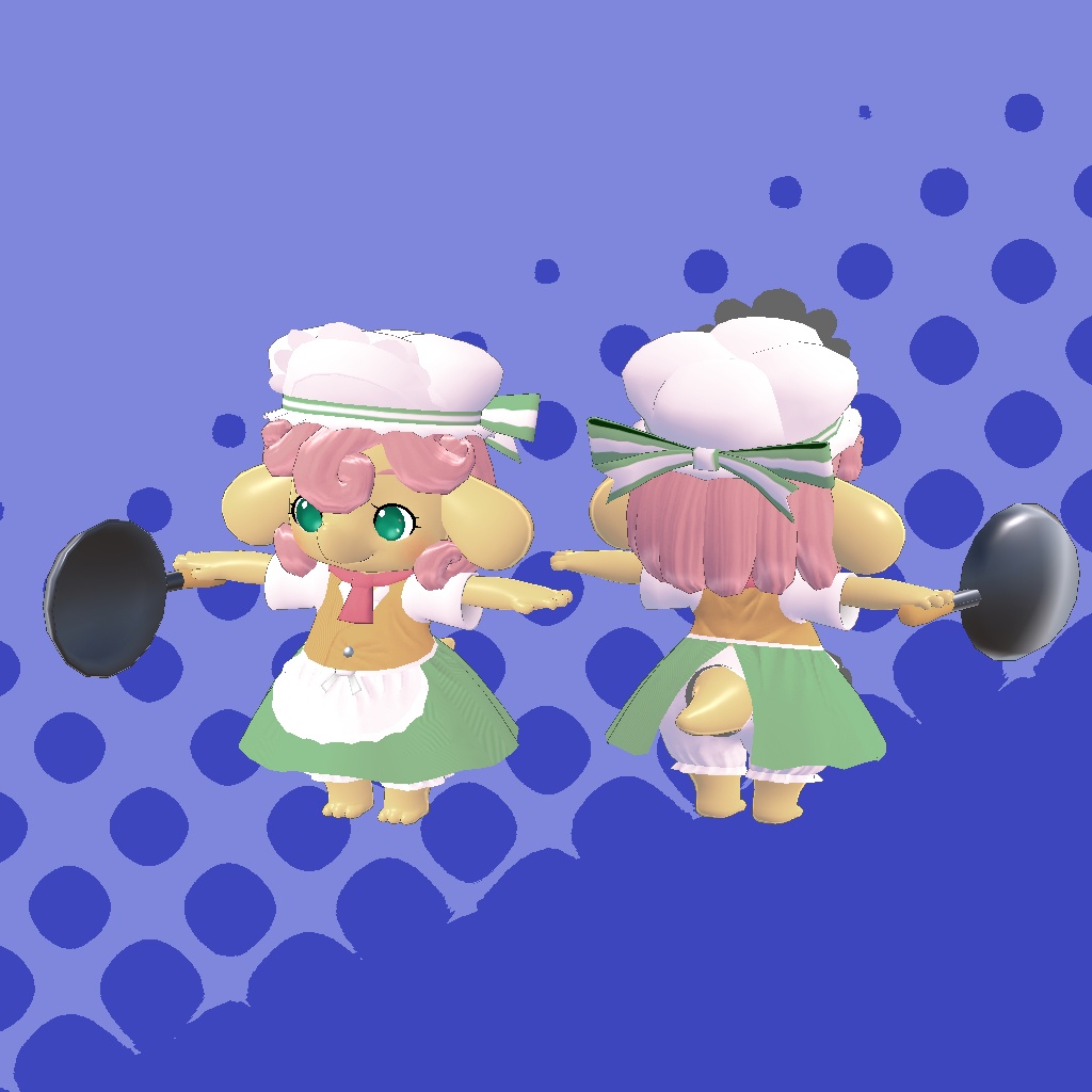 VRChat想定モデル【パティ】