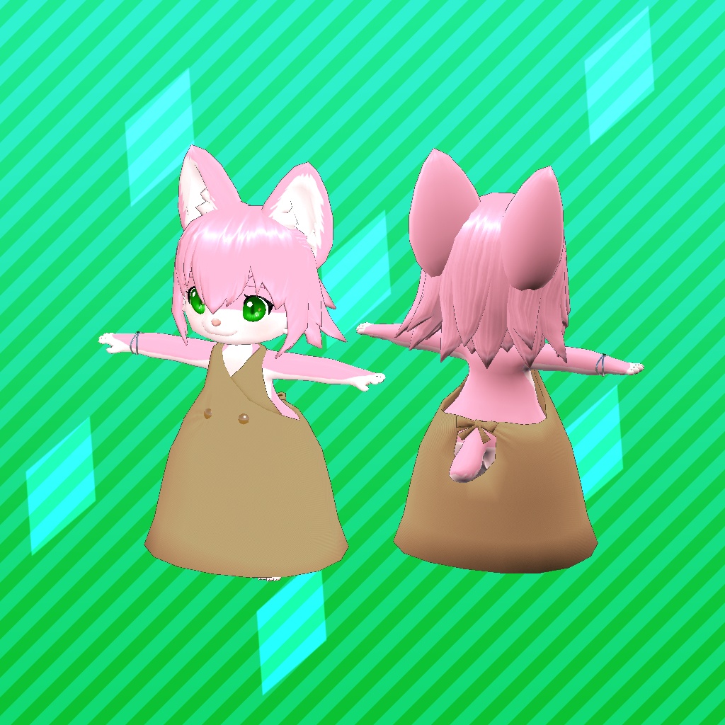 VRChat想定モデル【プリン】