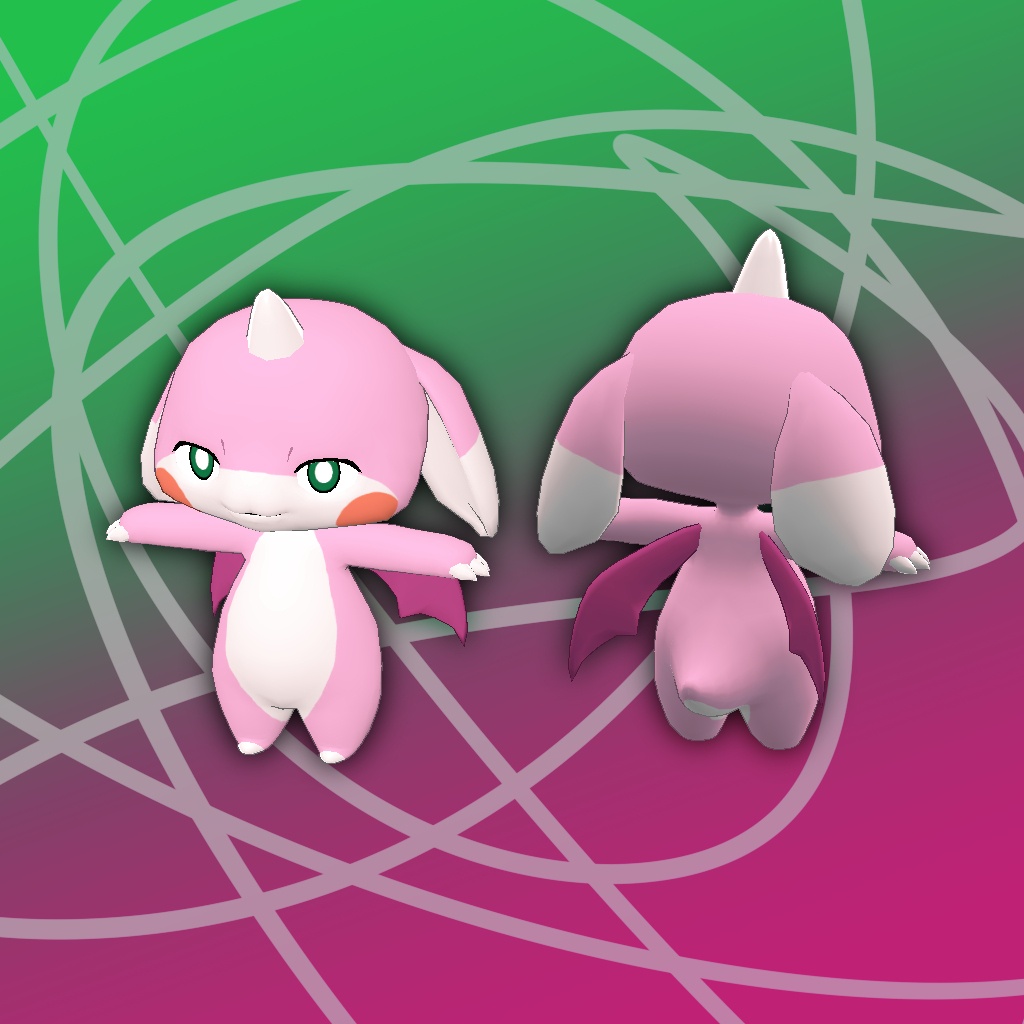 VRChat想定モデル【ゆら】