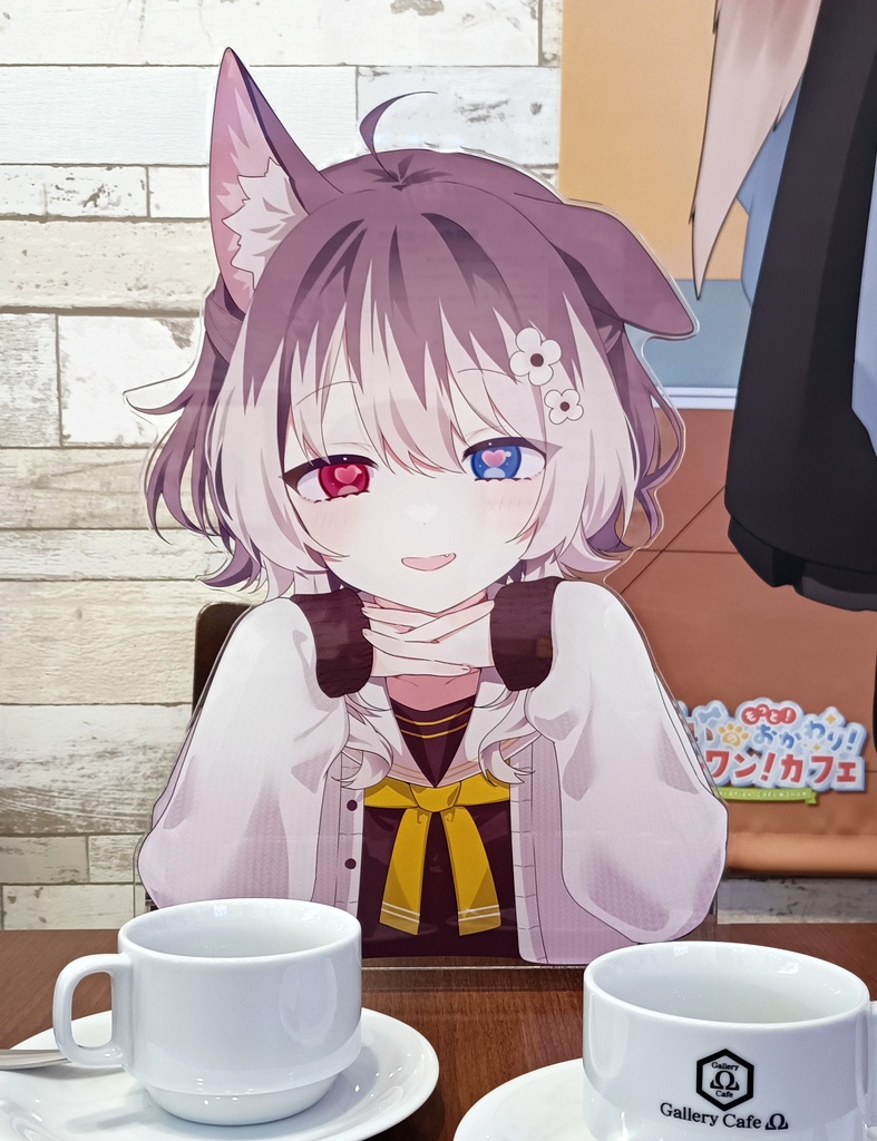 【VTuber】蓮希るいとカフェデート?!A3アクリルスタンド【コラボカフェ】