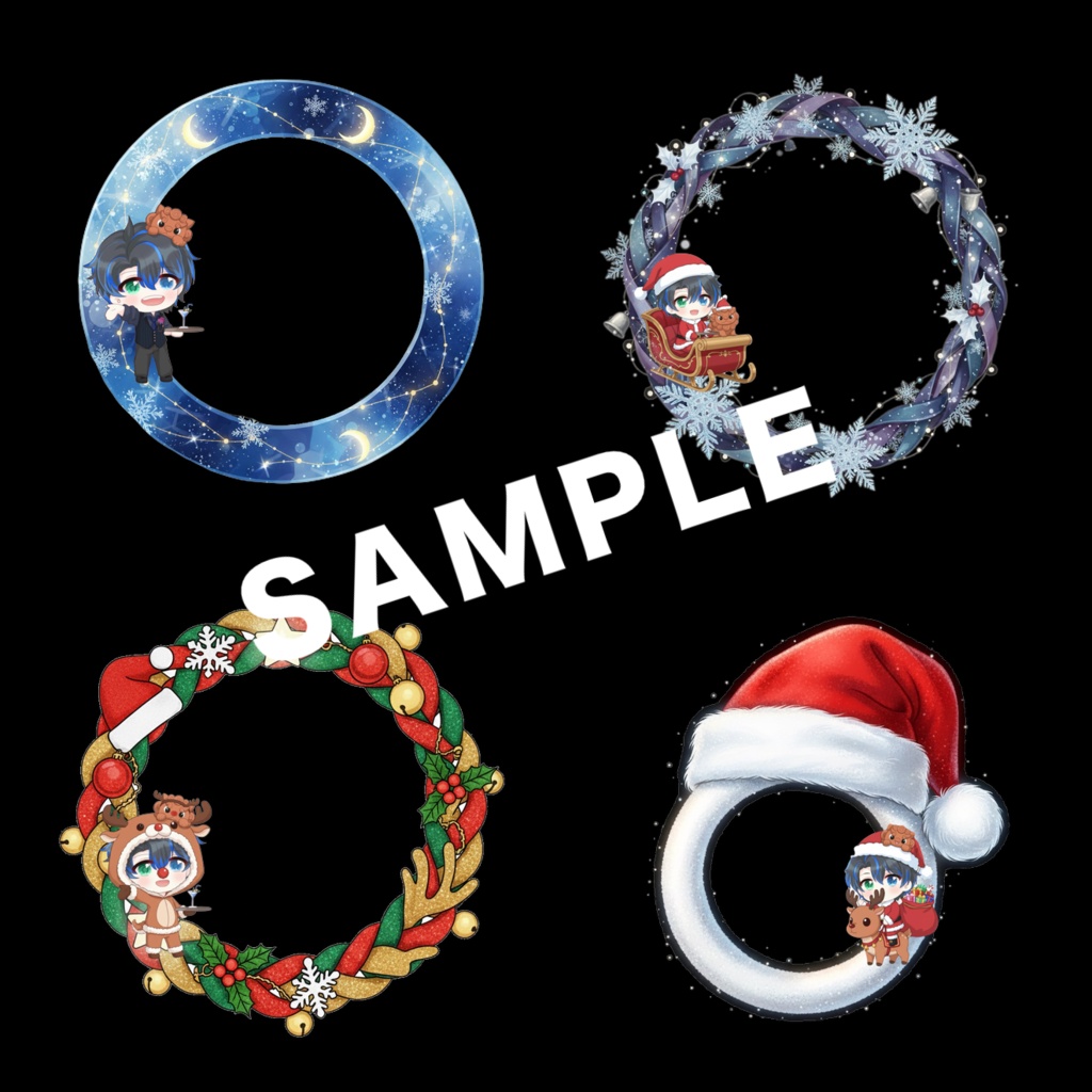 冬・クリスマスアイコンリング(セット割有)