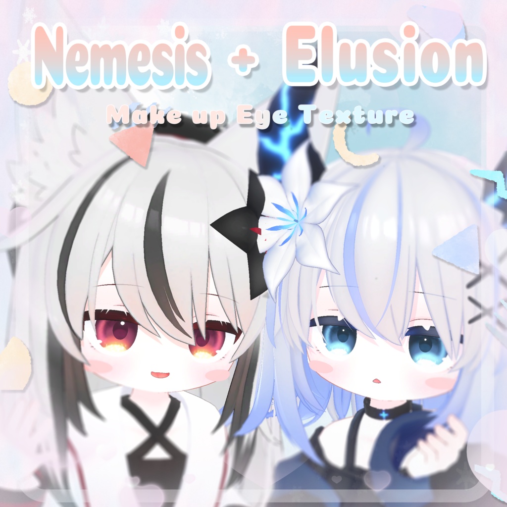 【Elushion+Nemesis】make up and Eye texture