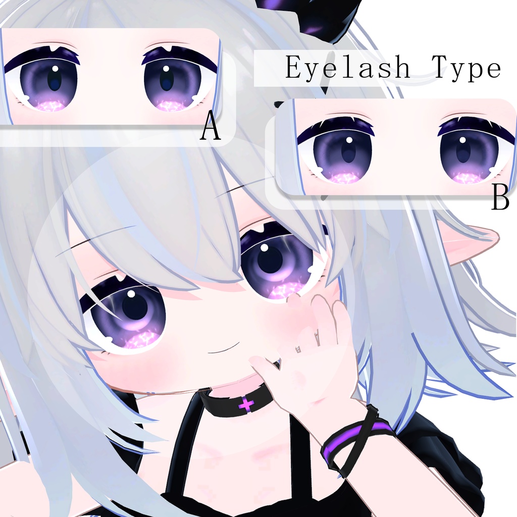 【Elushion+Nemesis】make up and Eye texture