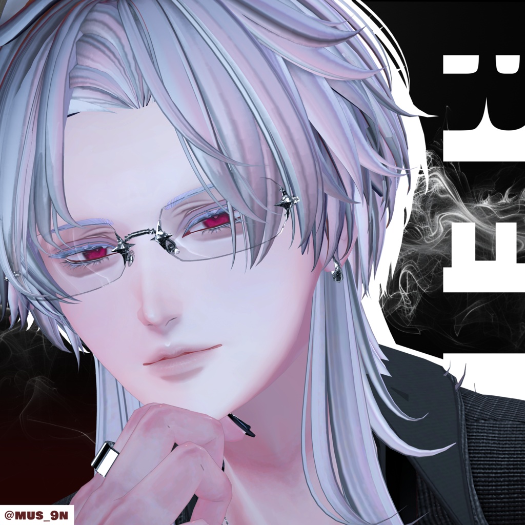 ♥️【10アバター対応】Crimson Veil 深紅のベール Make up Texture♥️