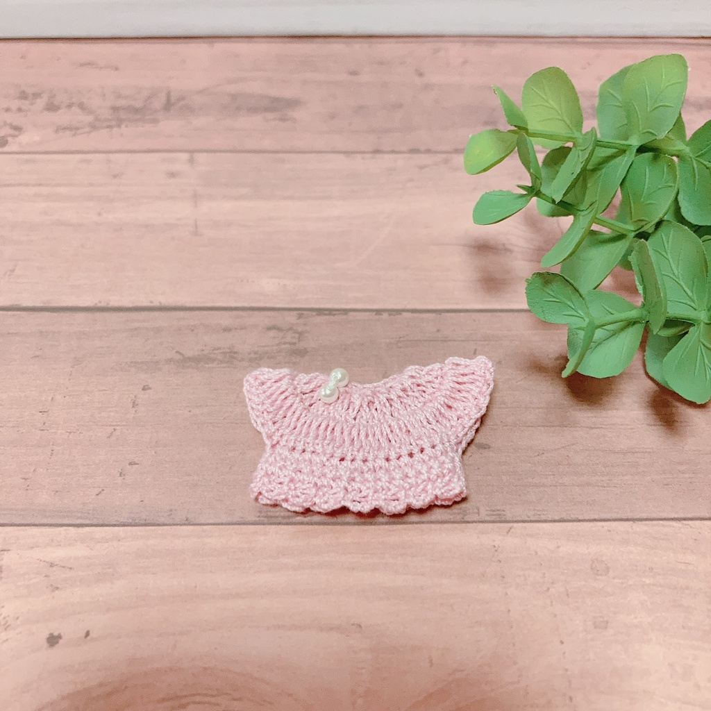 メガミデバイス等 1/12サイズ クロッシェトップス ショート丈 ピンク