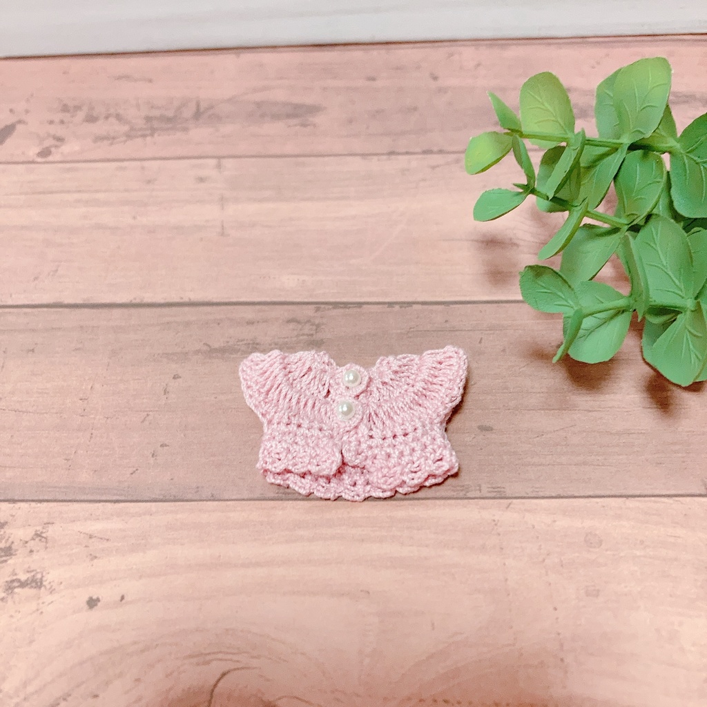 メガミデバイス等 1/12サイズ クロッシェトップス ショート丈 ピンク