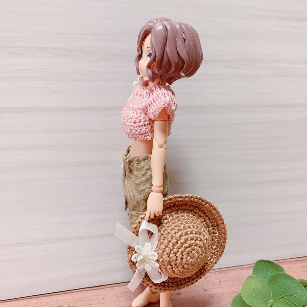 メガミデバイス等 1/12サイズ クロッシェトップス ショート丈 ピンク